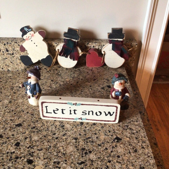 5 piece Christmas rustic decoration bundle - Picture 2 of 7